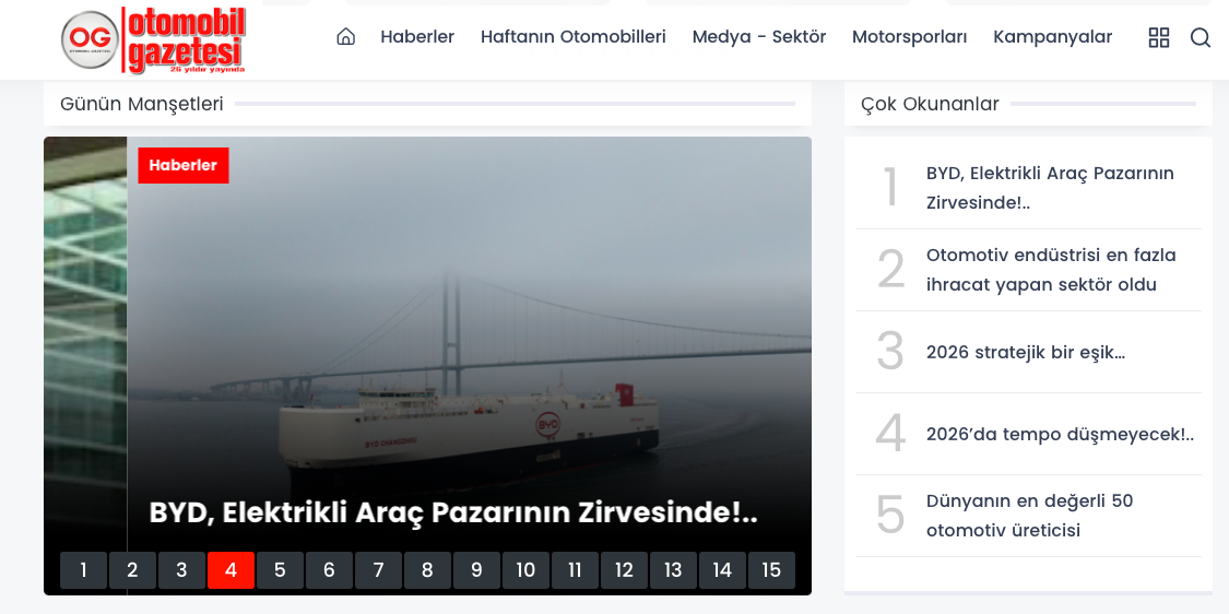 Otomobil Gazetesi 26 yaşında!.. 