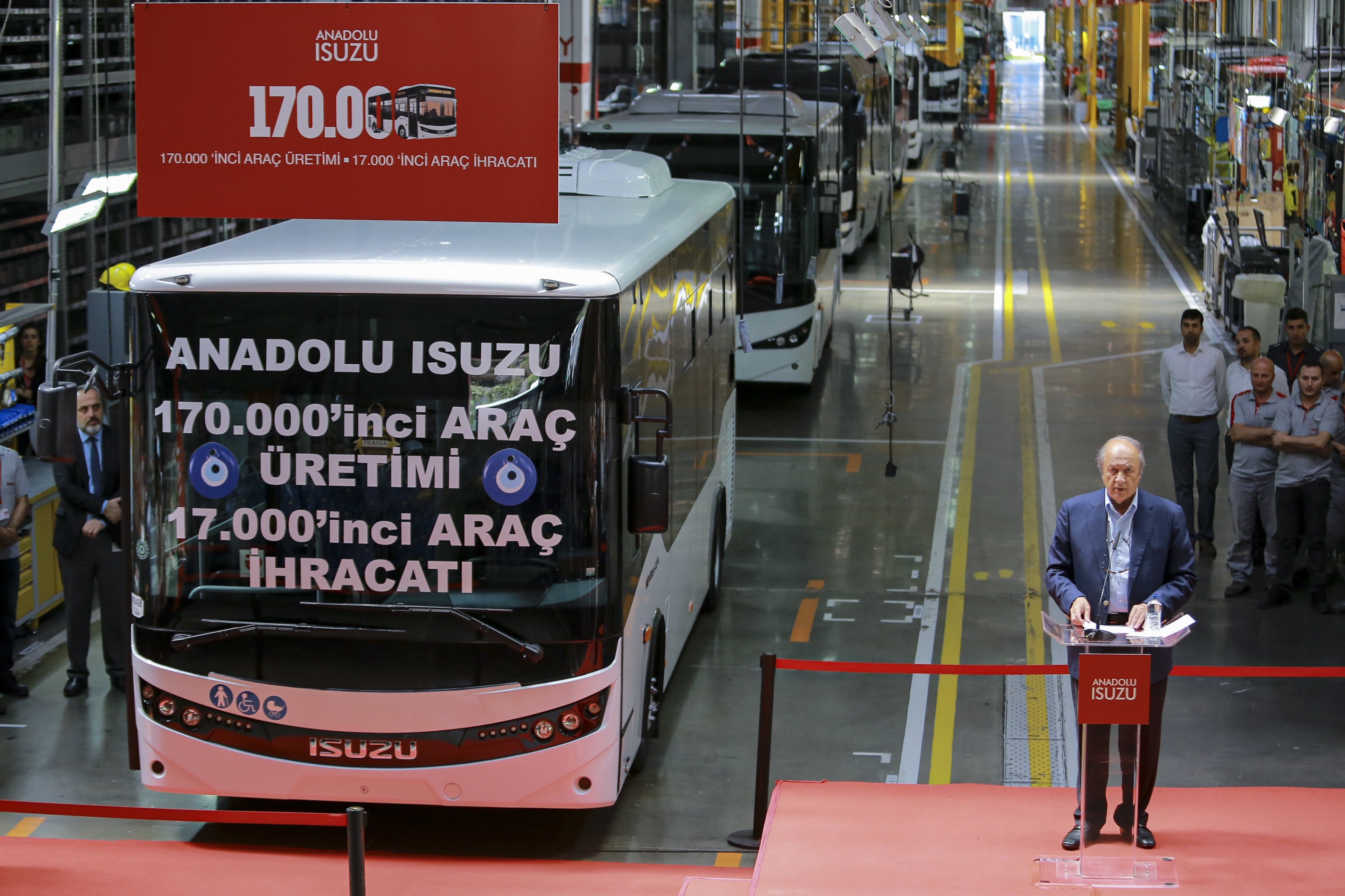 Anadolu Isuzu 170 bininci aracını üretti