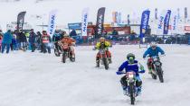 Erciyes Dünya Kar Motosikleti Şampiyonası nefes kesti