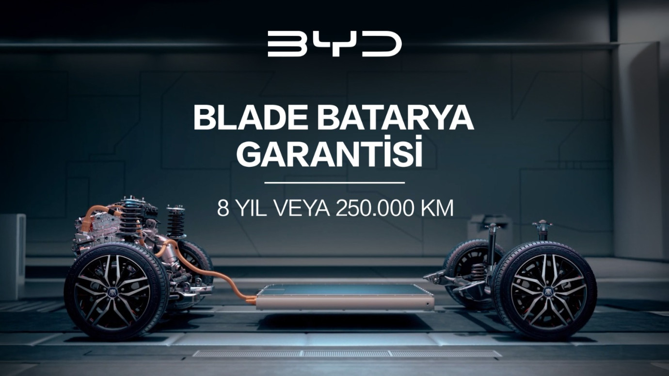 BYD Türkiye, Batarya Garantisini 8 Yıl veya 250.000 Km’ye Yükseltti