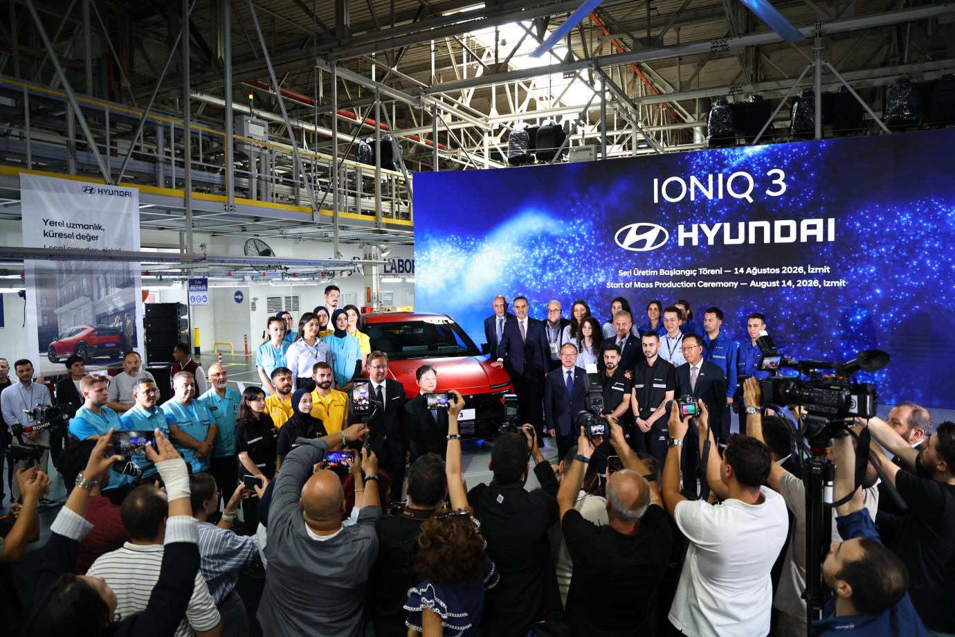 Hyundai Motor Türkiye, İlk Elektrikli Aracı IONIQ 3’ün Üretimine Başladı.
