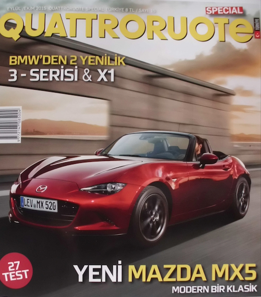 QUATTRORUOTE EYLÜL-EKİM SAYISI YİNE DOPDOLU