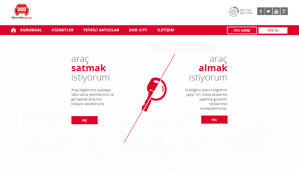 DOD'un sitesi yenilendi