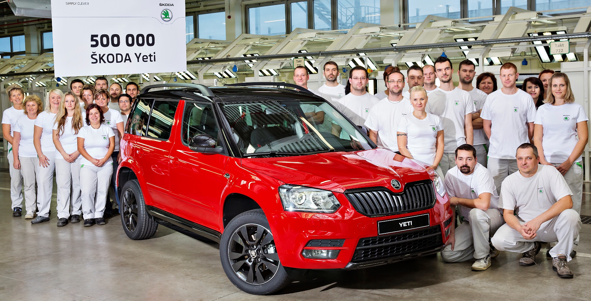500 bininci Skoda Yeti banttan indi
