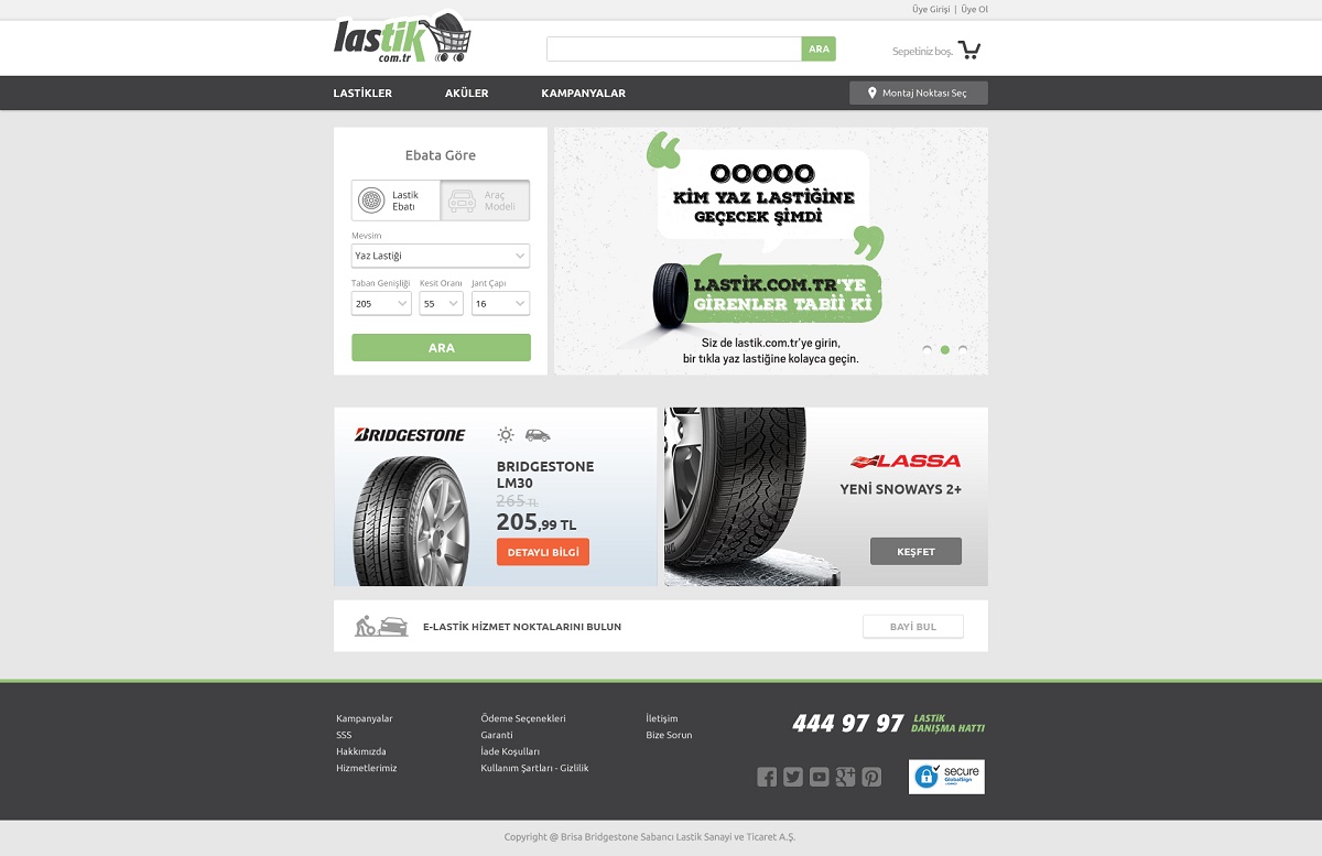Lastik.com.tr, kullanıcı görüşlerine göre yenilendi