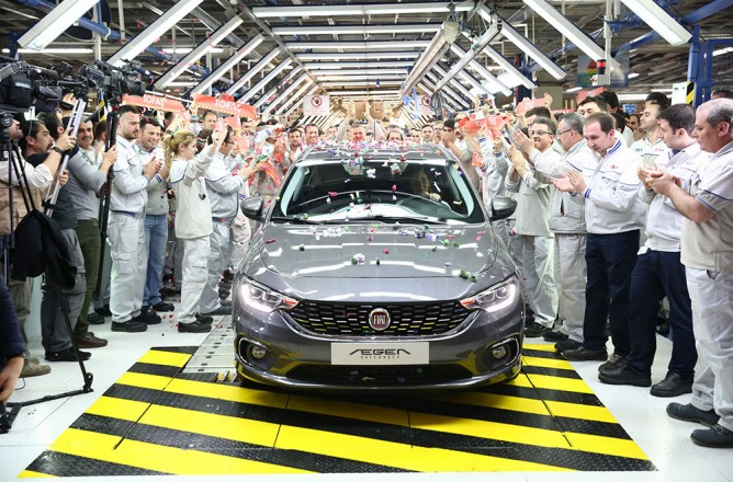 Egea hatchback üretimine başlandı!