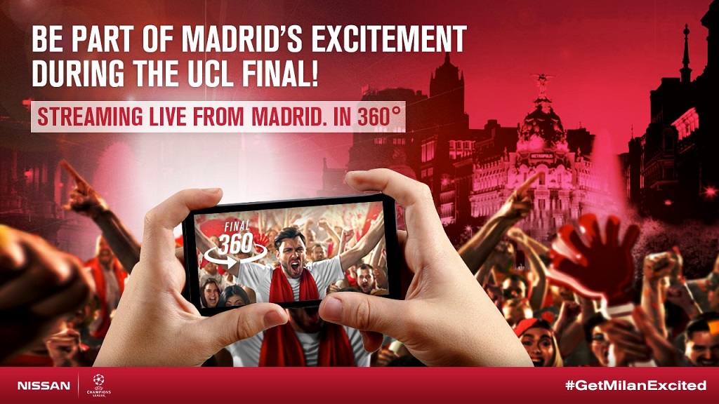 Nissan ile 360° görüntülü final maçı heyecanı