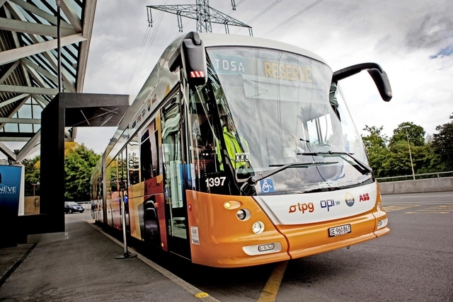 Cenevre, elektrikli toplu taşıma için düğmeye bastı