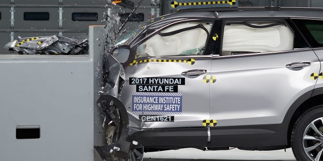 Yeni Hyundai Santa Fe çarpışma testine girdi