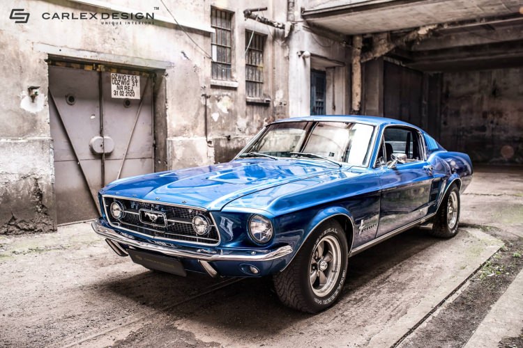1967 Ford Mustang Fastback’e Carlex dokunuşu