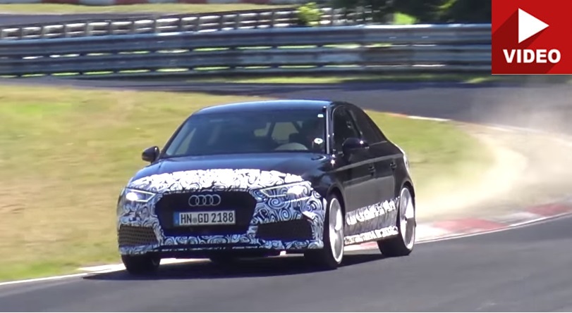 Audi RS3 Sedan sınırlarını zorlarken yakalandı