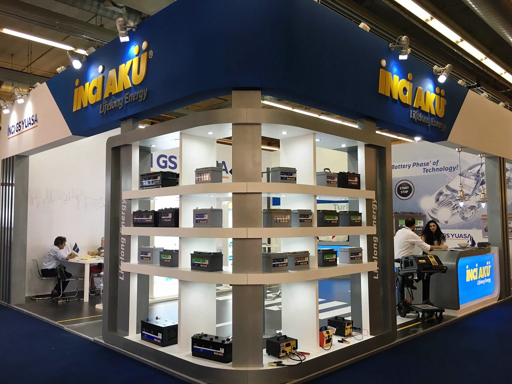 İnci Akü Frankfurt'taTürkiye'yi temsil ediyor