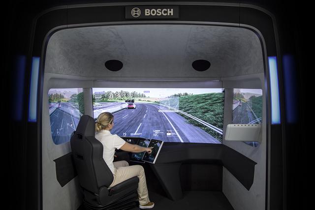 Geleceğin akıllı kamyonu Bosch VisionX