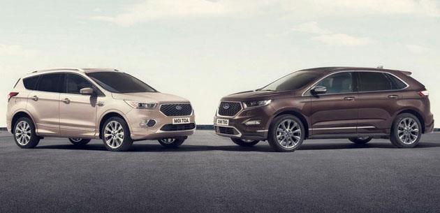 Ford Kuga ve Edge Vignale siparişe açıldı