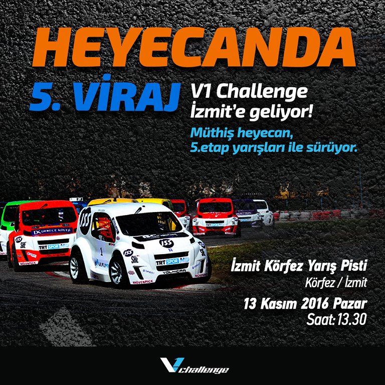V1 Challenge İzmit Körfez Pisti’nde start alacak