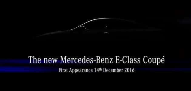 Yeni Mercedes E Coupe Tanıtıldı