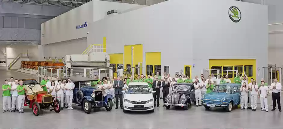 İşte karşınızda Skoda'nın 19 milyonuncu aracı.