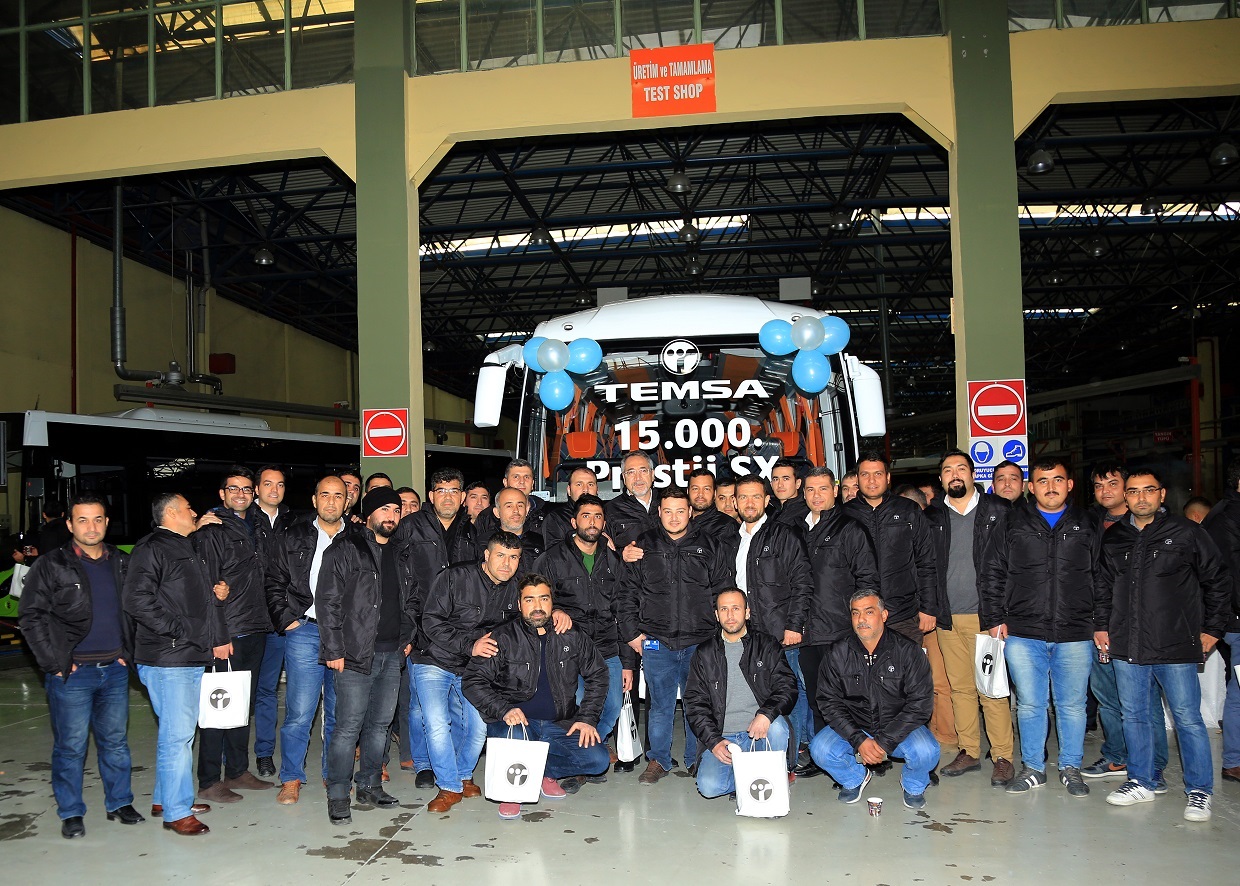 TEMSA'dan 15 bininci Prestij.