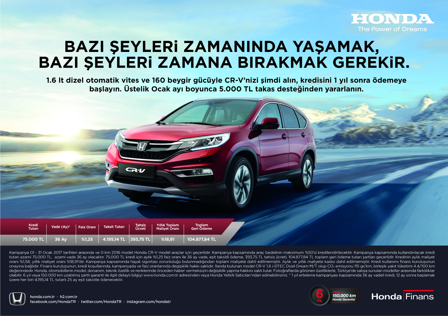 Honda'dan zamanı durduran fırsatlar.