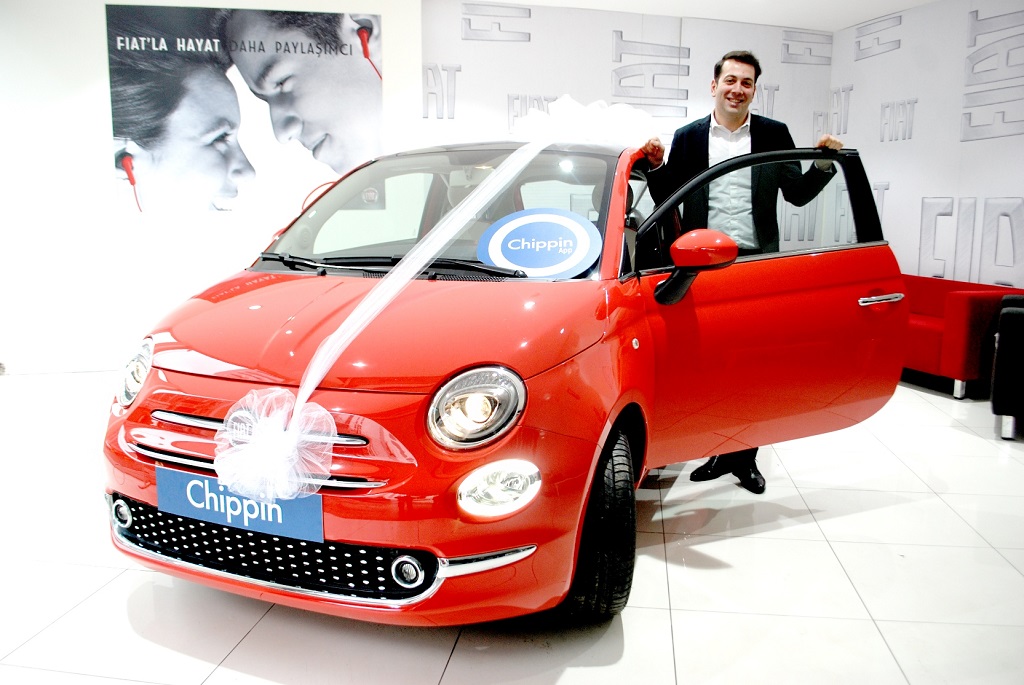 Chippin kullandı, Fiat 500 kazandı...