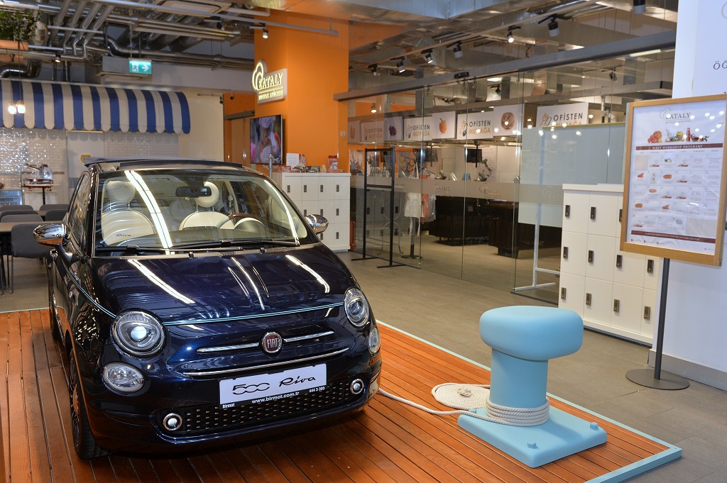 Yat konforu Fiat 500 Riva'da
