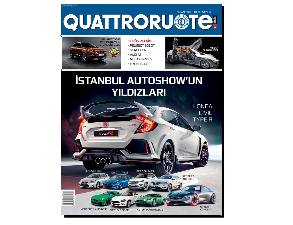 Quattroruote Türkiye Nisan sayısında fuar yenilikleri!