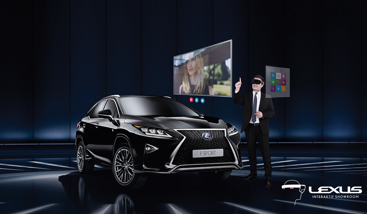 Lexusu interaktif showroomunu açtı