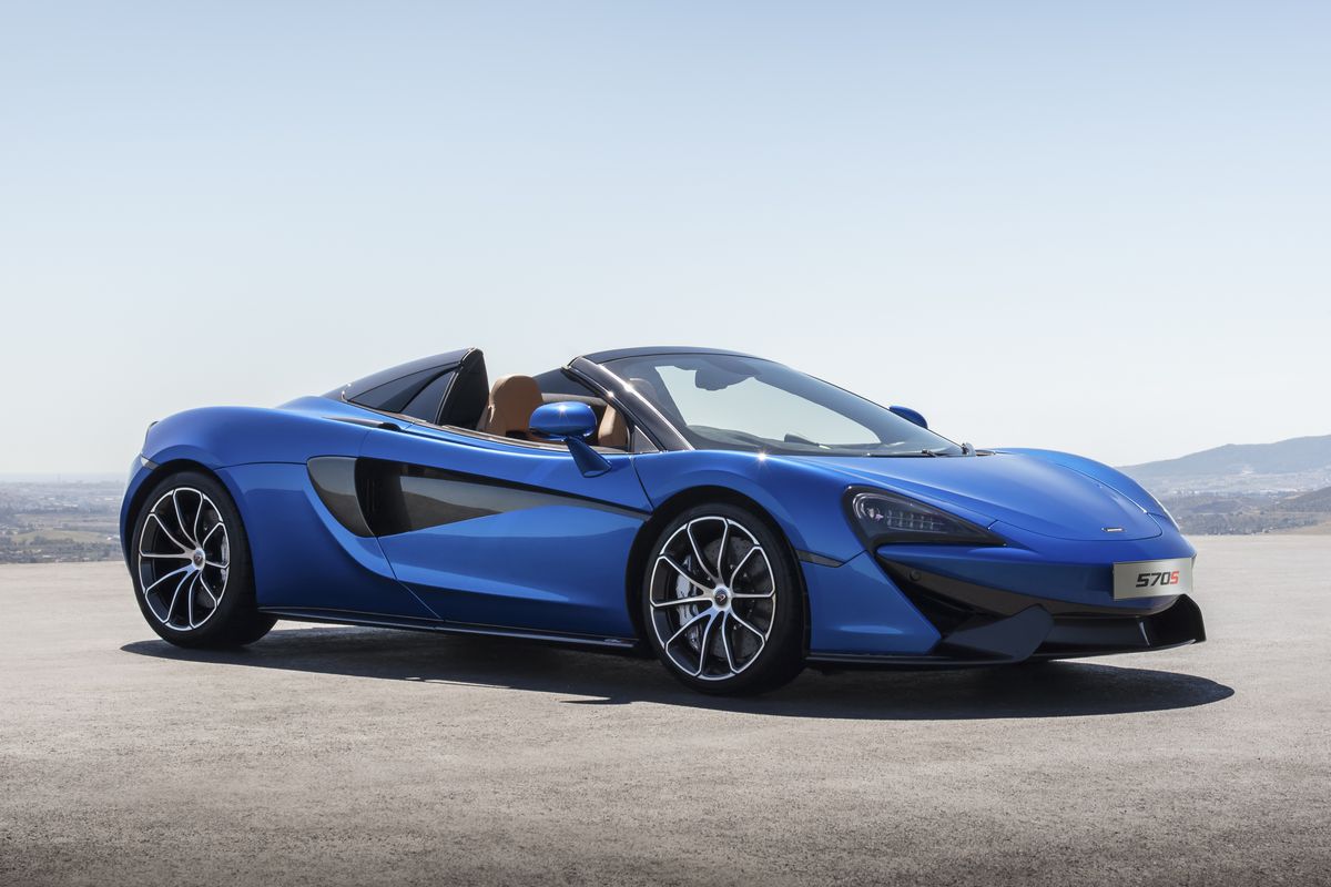 McLaren 570S Spider'ı tanıttı