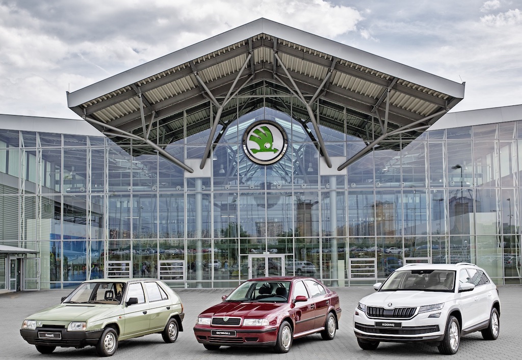 Skoda'dan üçü birarada kutlaması