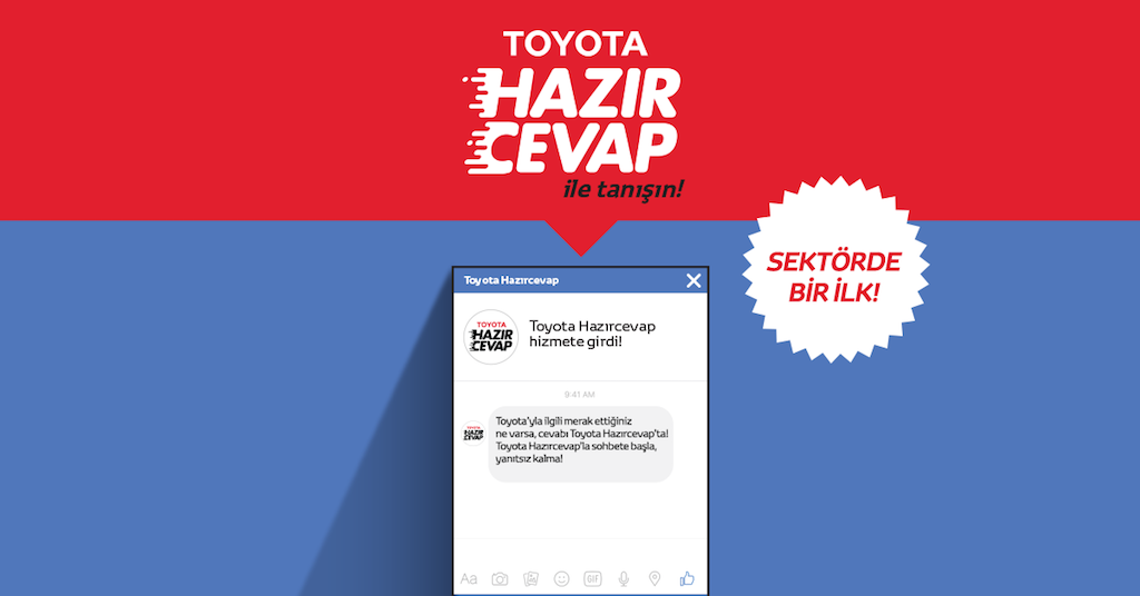 Toyota'nın hazır cevap uygulaması devrede