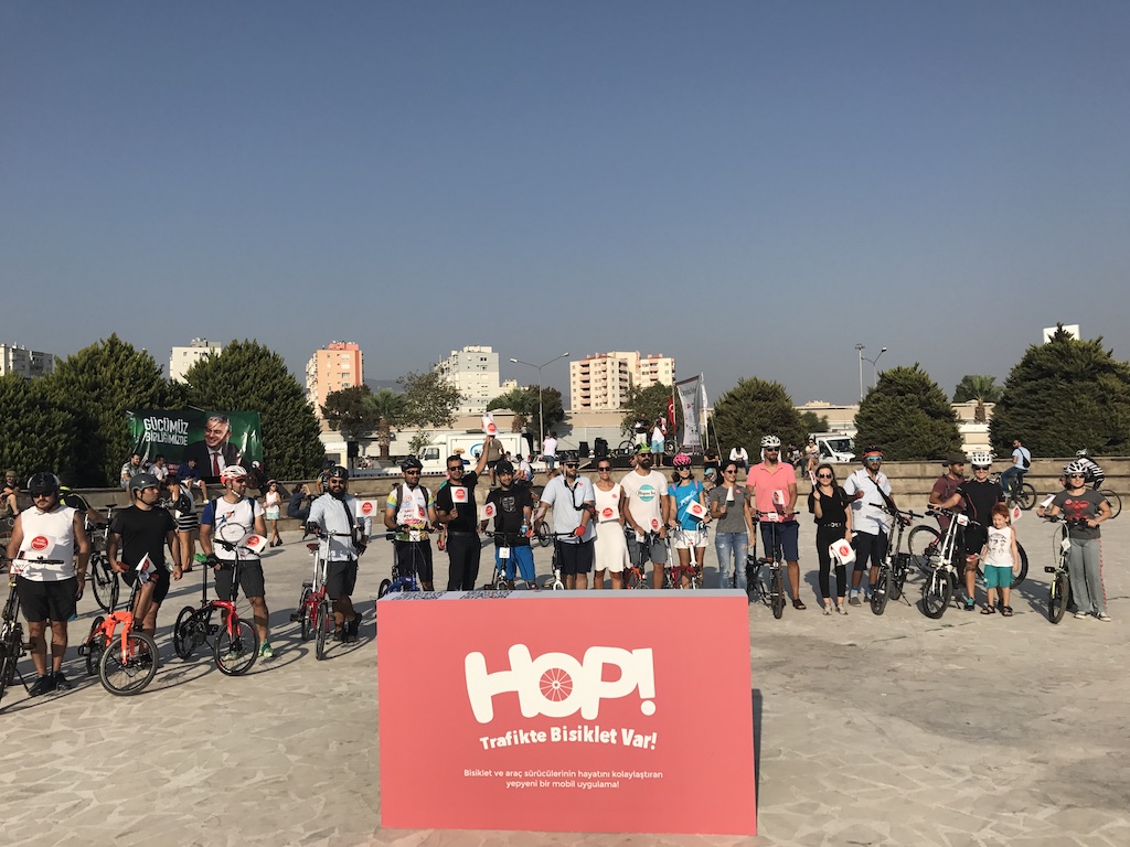 Trafik Hayattır'dan Bisikletçilere 'HOP!'