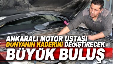Ankaralı motor ustasından akıl almaz icat