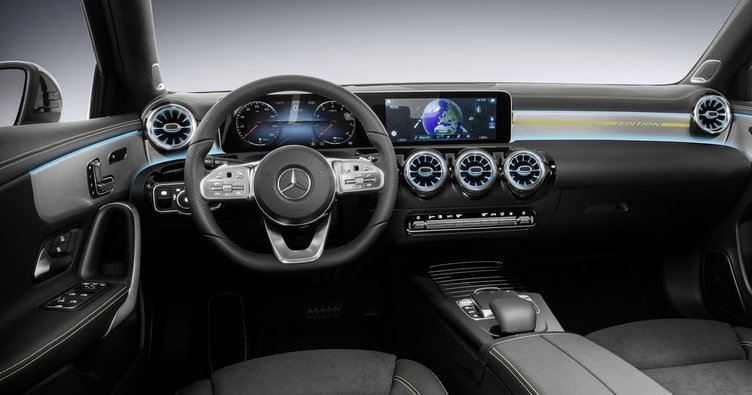 Yeni Mercedes A Serisi'nin iç mekan görüntüsü paylaşıldı