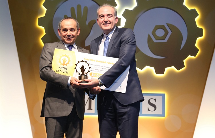 Tofaş'a altın eldiven ödülü