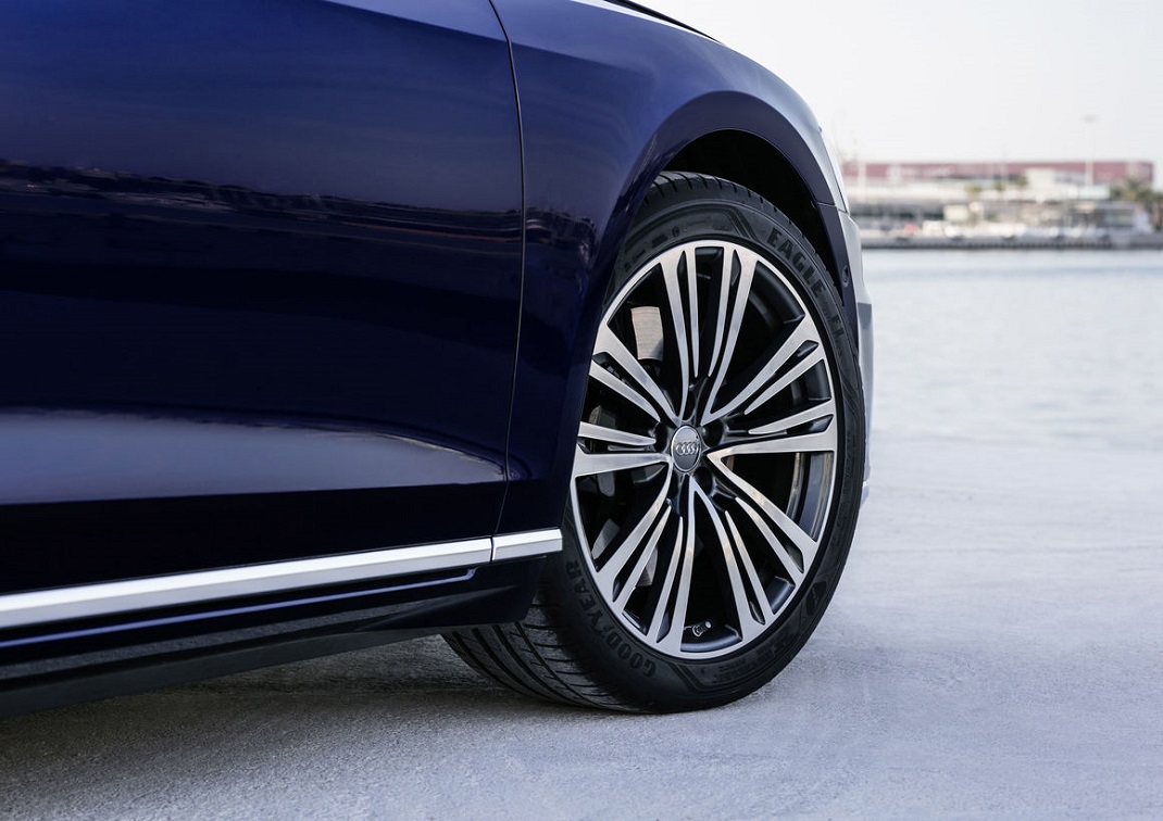 Audi, yeni A8 serisinde lastik seçimini Goodyear’dan yana kullandı