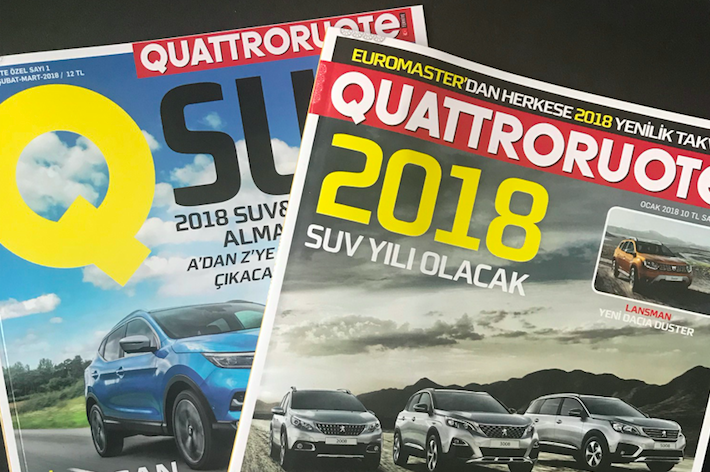 QSUV VE QUATTRORUOTE OCAK SAYILARI BAYİLERDE!