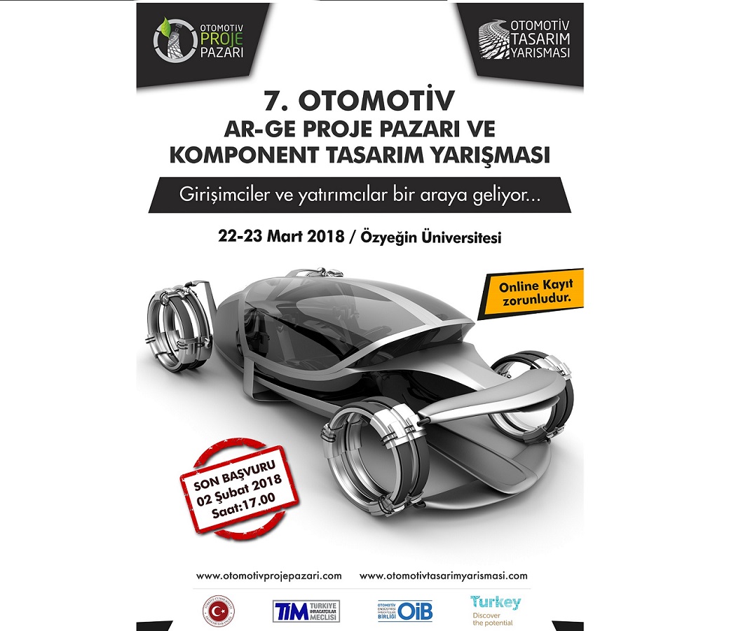 Otomotivde 7. Ar-Ge Proje Pazarı ve Komponent Tasarım Yarışmasına başvurular başladı
