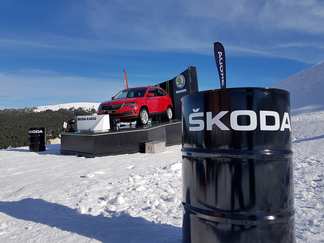 Skoda Karoq, Uludağ'da görücüye çıktı.