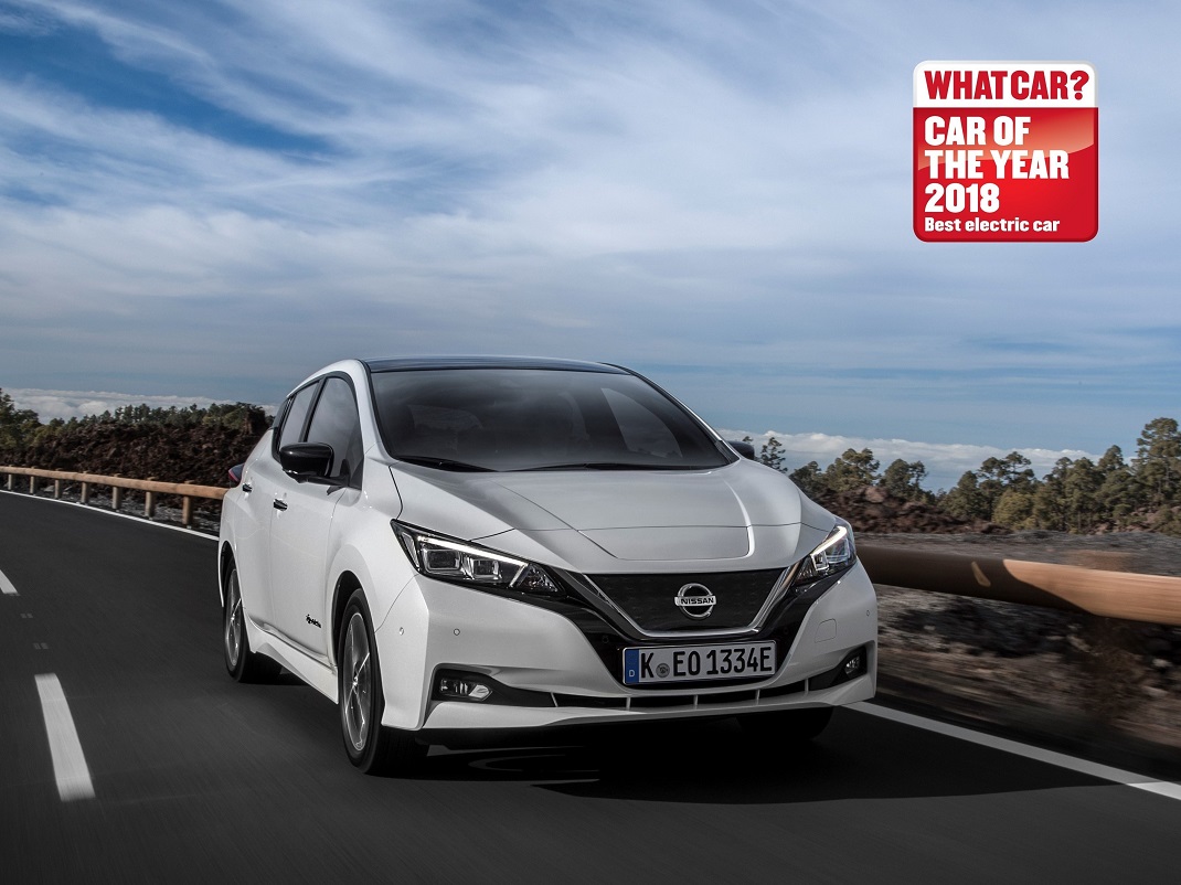 ‘What Car?’ 2018 Yılının En İyi Elektrikli Otomobili olarak NISSAN LEAF'ı seçti