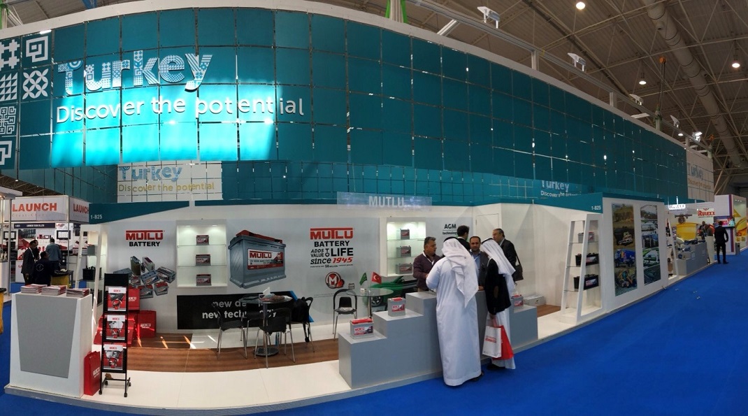 Mutlu Akü yeni teknolojilerini  Automechanika Riyad Fuarı’nda tanıttı