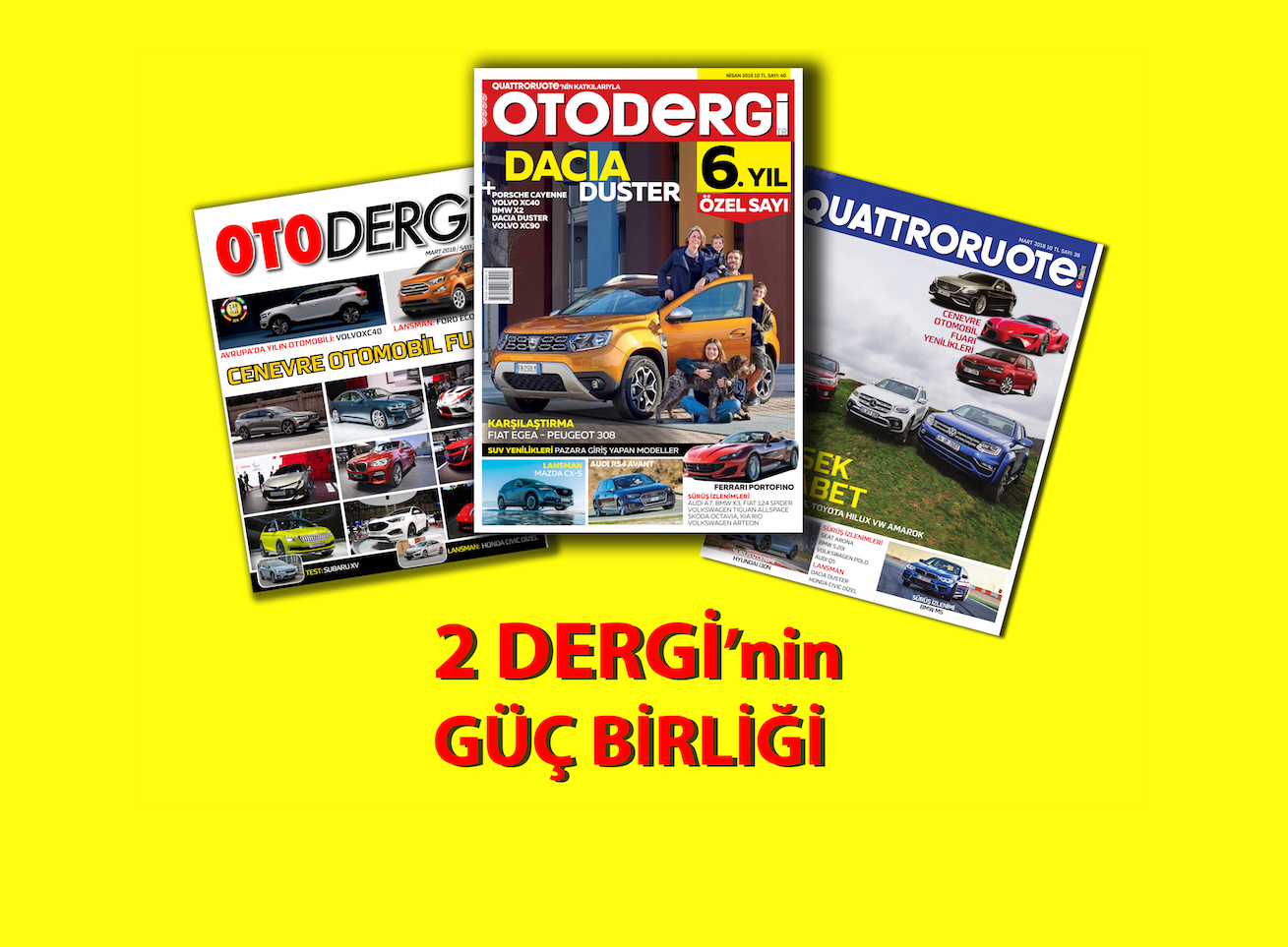 OTODERGİ NİSAN SAYISI BAYİLERDE!