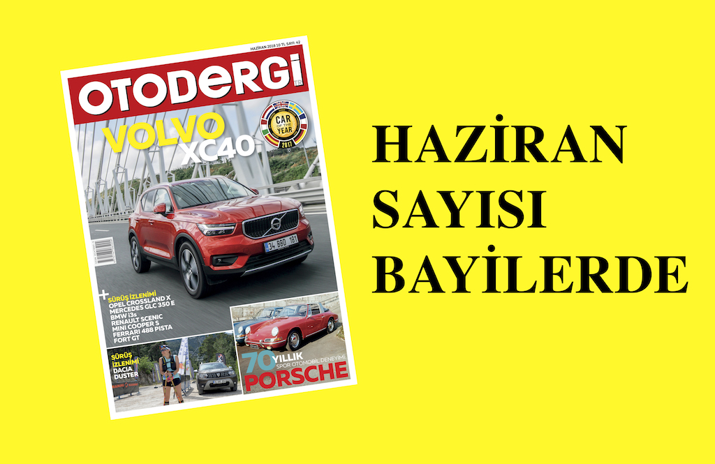 OTODERGİ HAZİRAN SAYISI BAYİLERDE