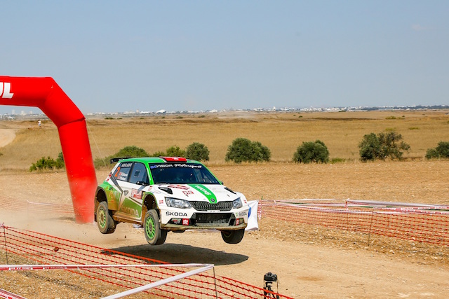 Skoda Fabia R5 Kıbrıs'ta podyuma çıktı