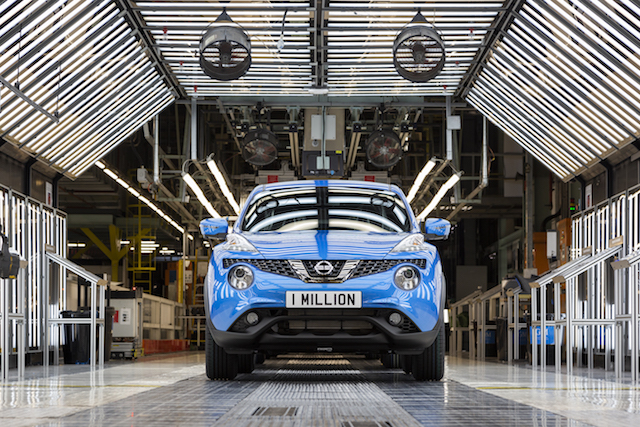 1 milyonuncu Nissan Juke üretim bandından indi