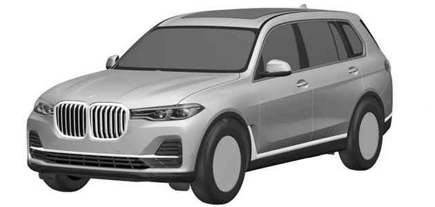 BMW X7'nin patent görselleri yayınlandı
