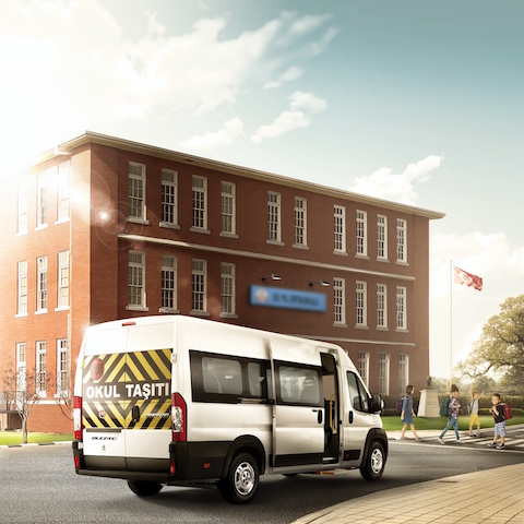Fiat'tan yeni Ducato okul servisi