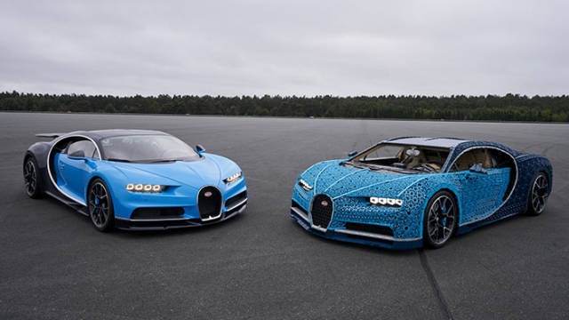 1 milyon Lego parçasından Bugatti Chiron üretildi