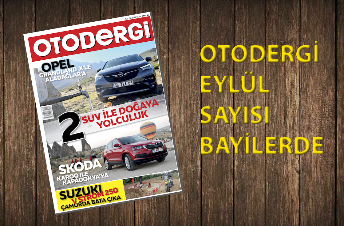 Otodergi Eylül sayısında SUV araçlar ile doğaya yolculuk