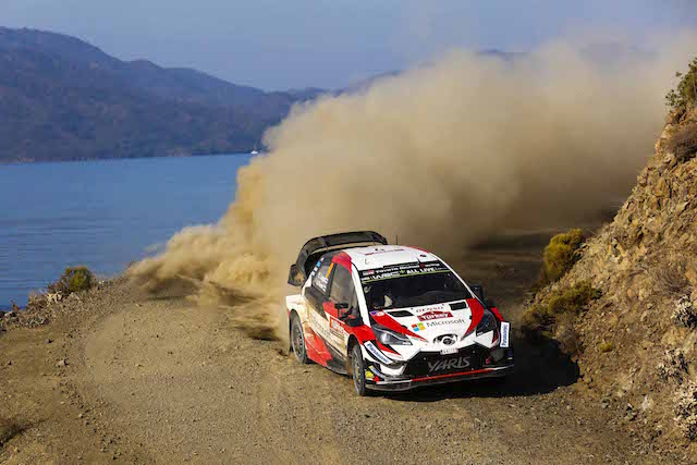 Toyota WRC Marmaris Rallsi'nde liderliğe yükseldi