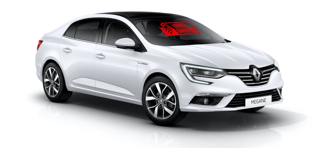 Renault Megane Sedan ve Clio HB'e  “Yerli Üretim” logosu!